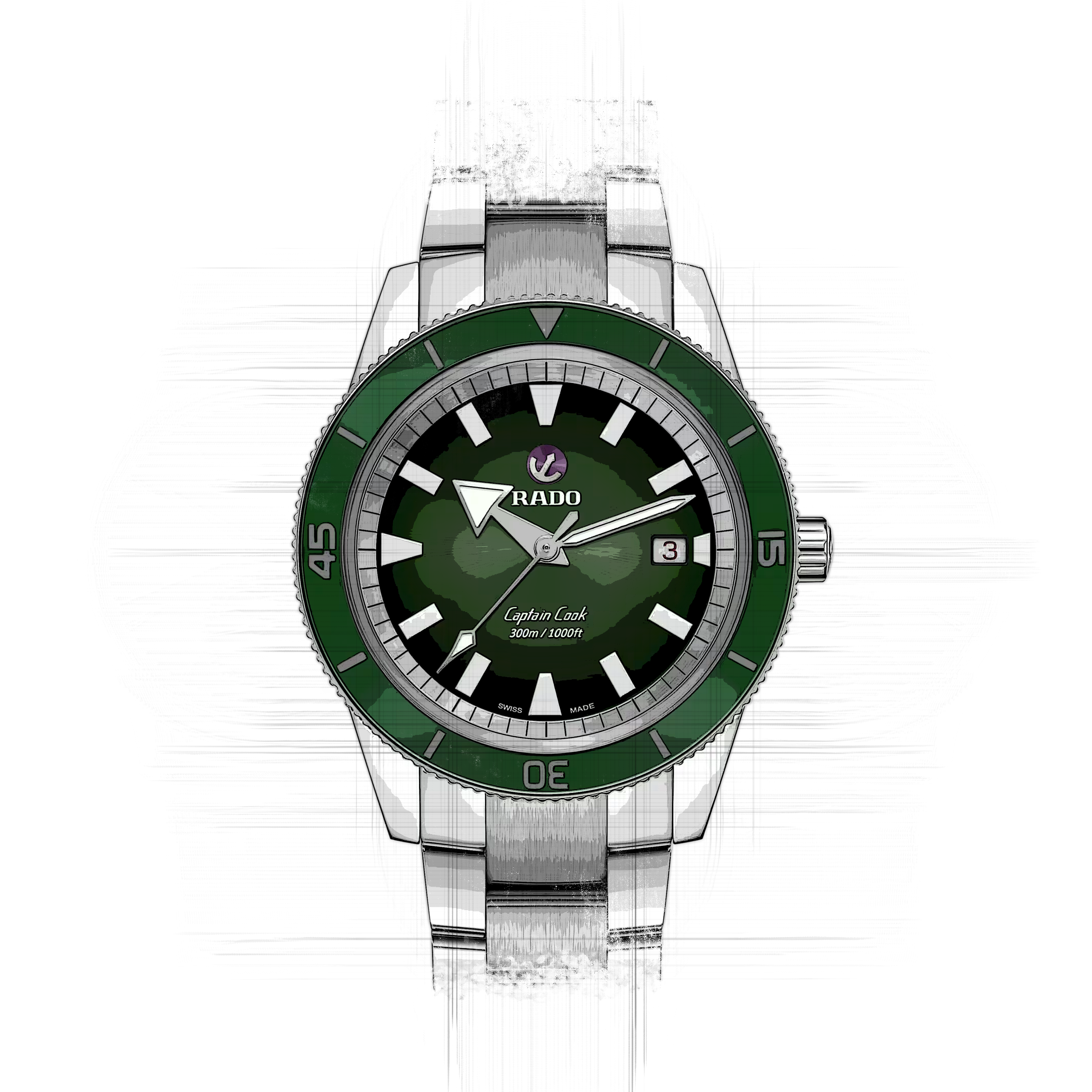 Rado Captain Cook R32105319