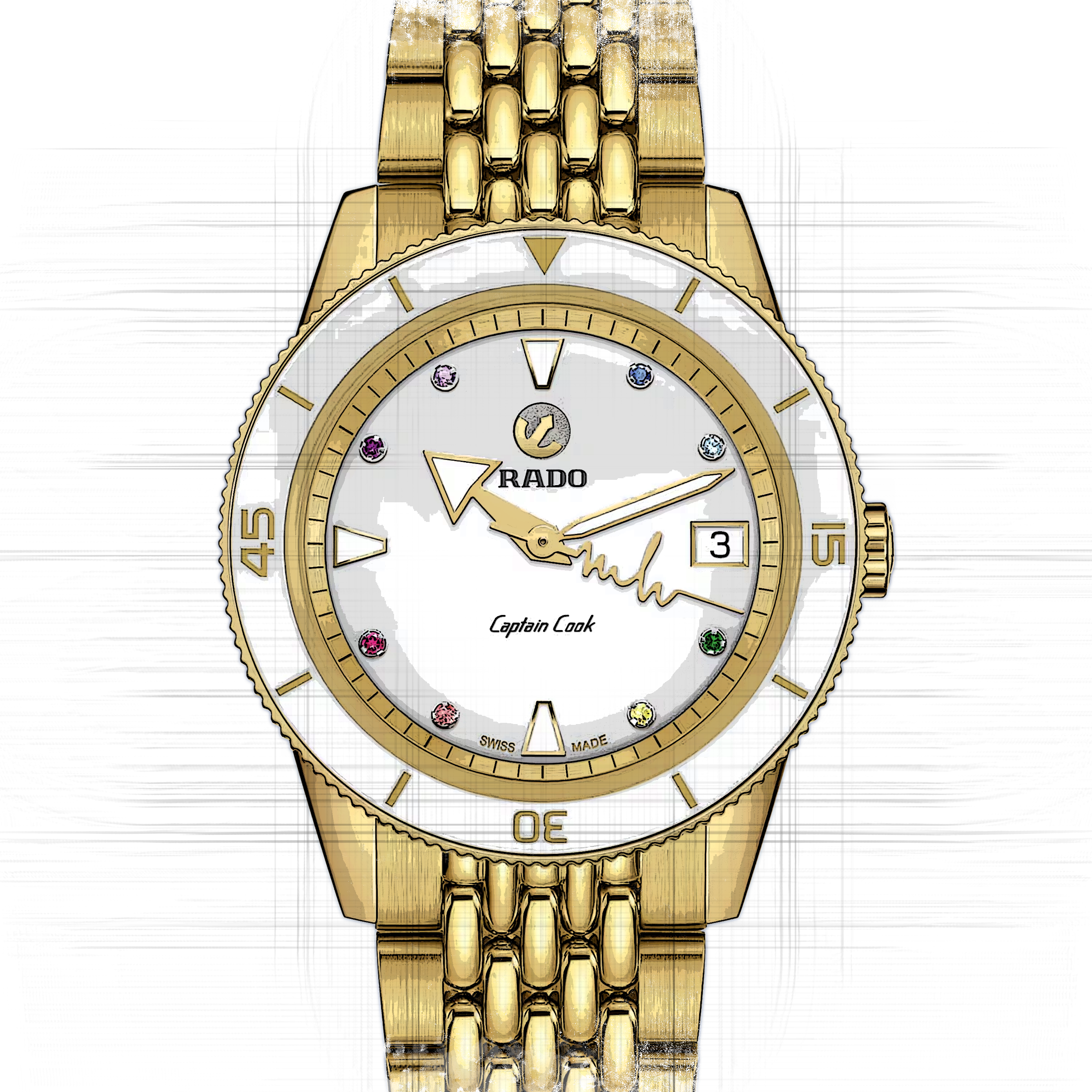 Rado Captain Cook R32117708