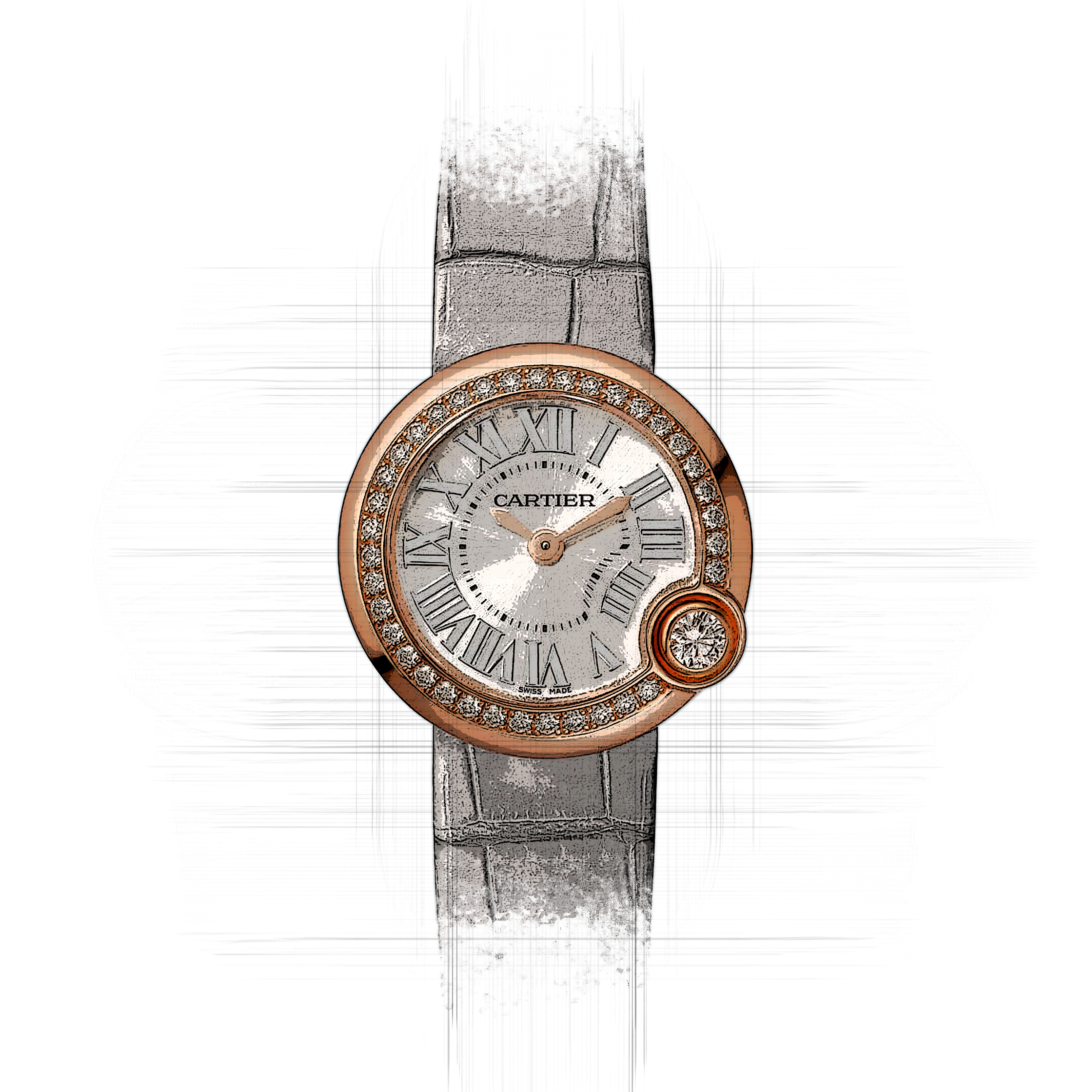 Cartier Ballon Blanc WJBL0006