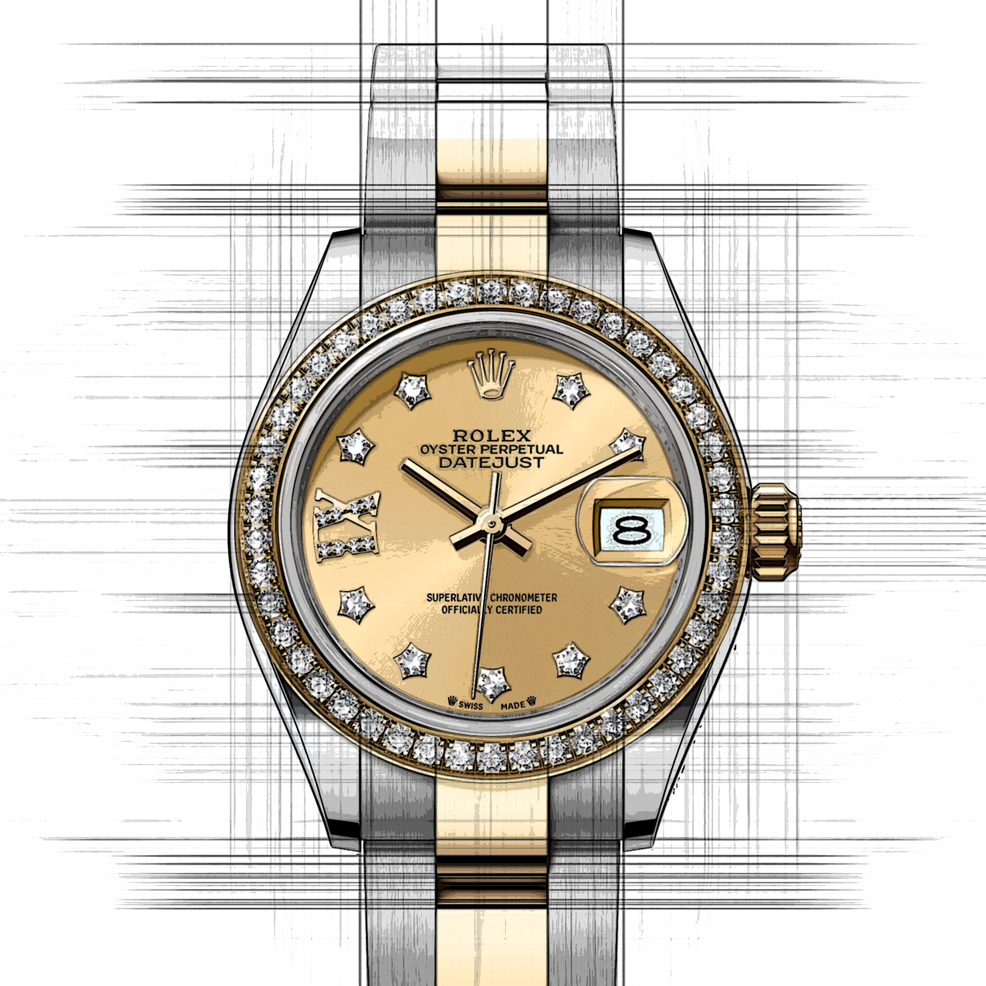 Rolex Lady-Datejust 279383RBR