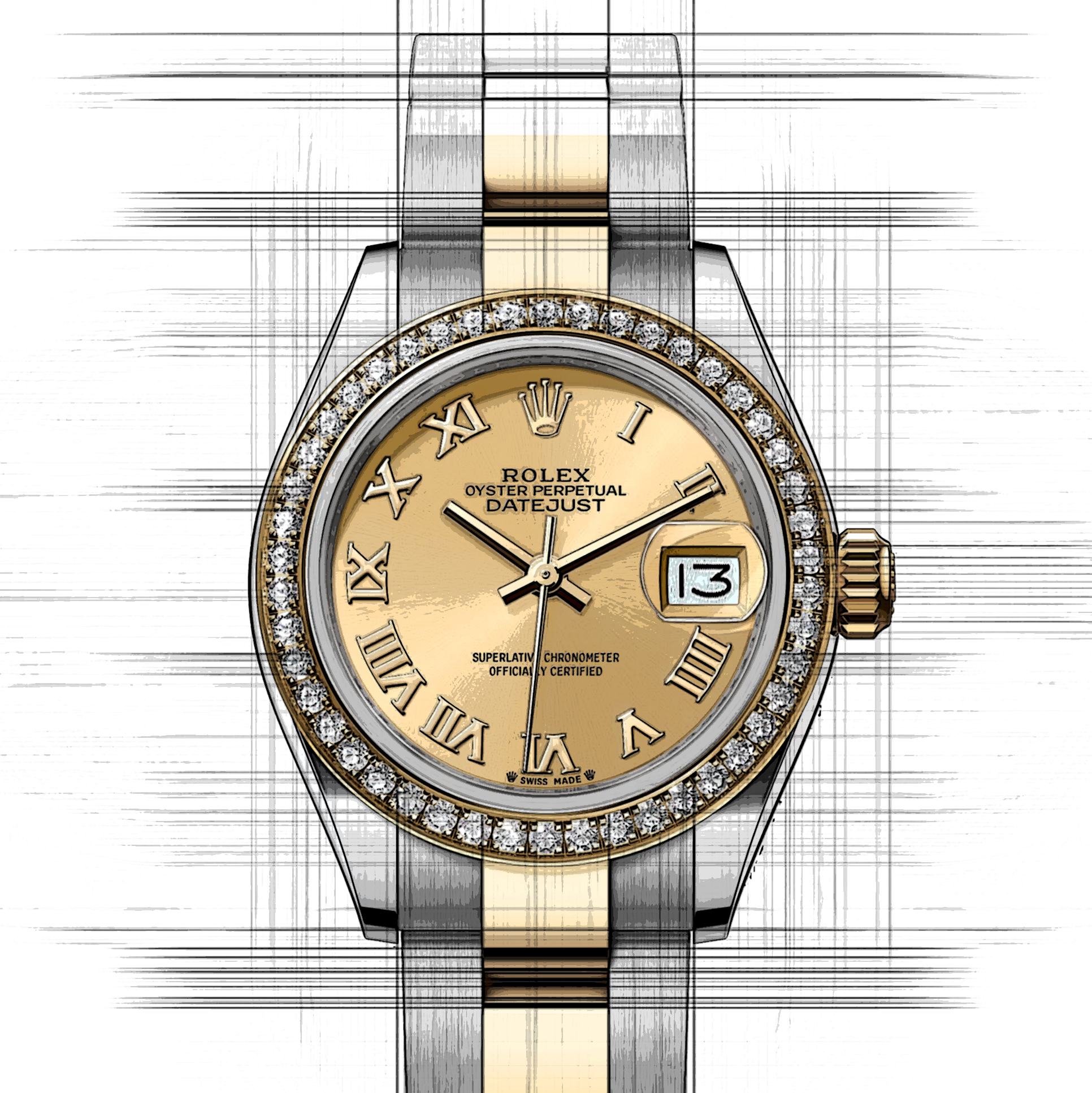Rolex Lady-Datejust 279383RBR
