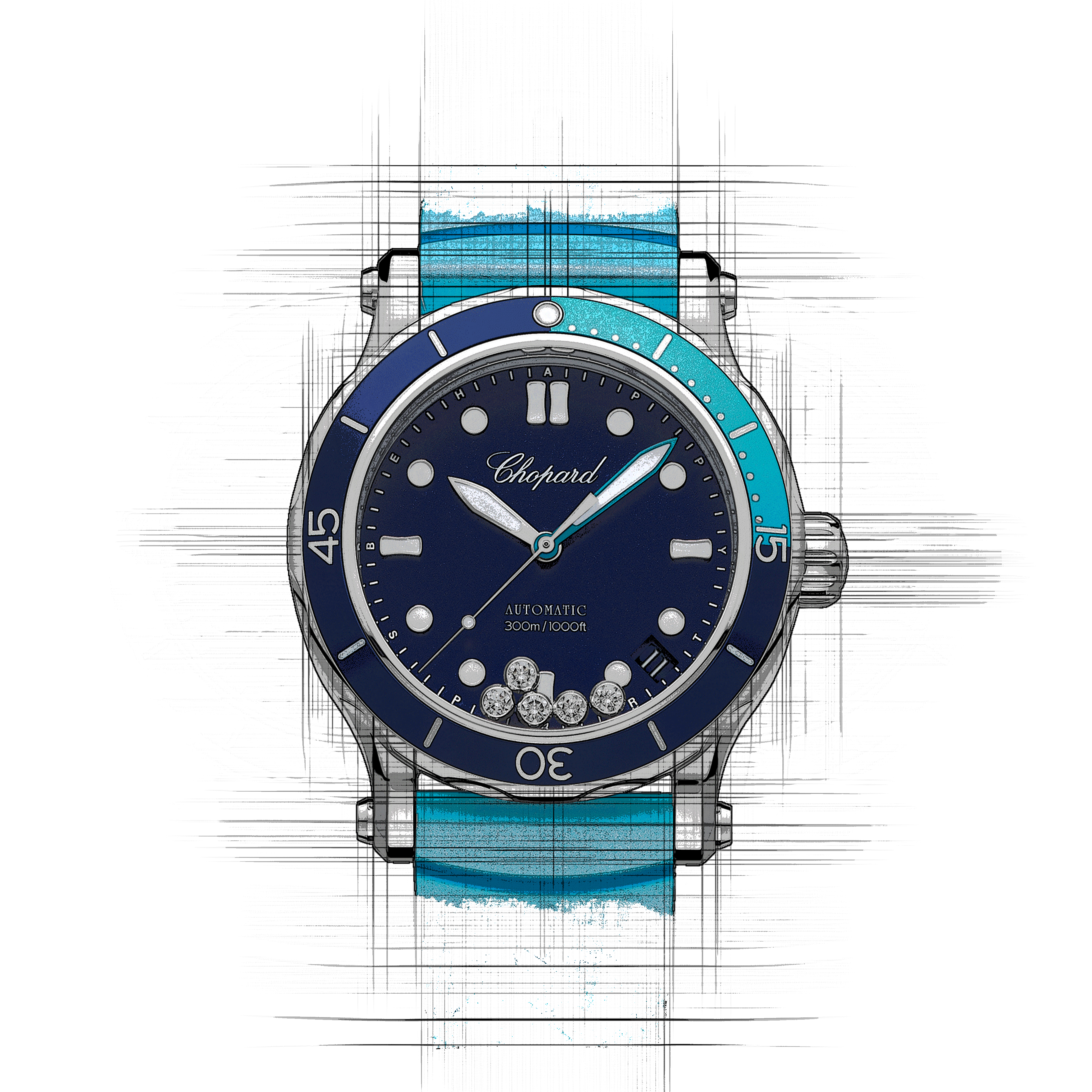 Chopard Happy Diamonds 278587-3001