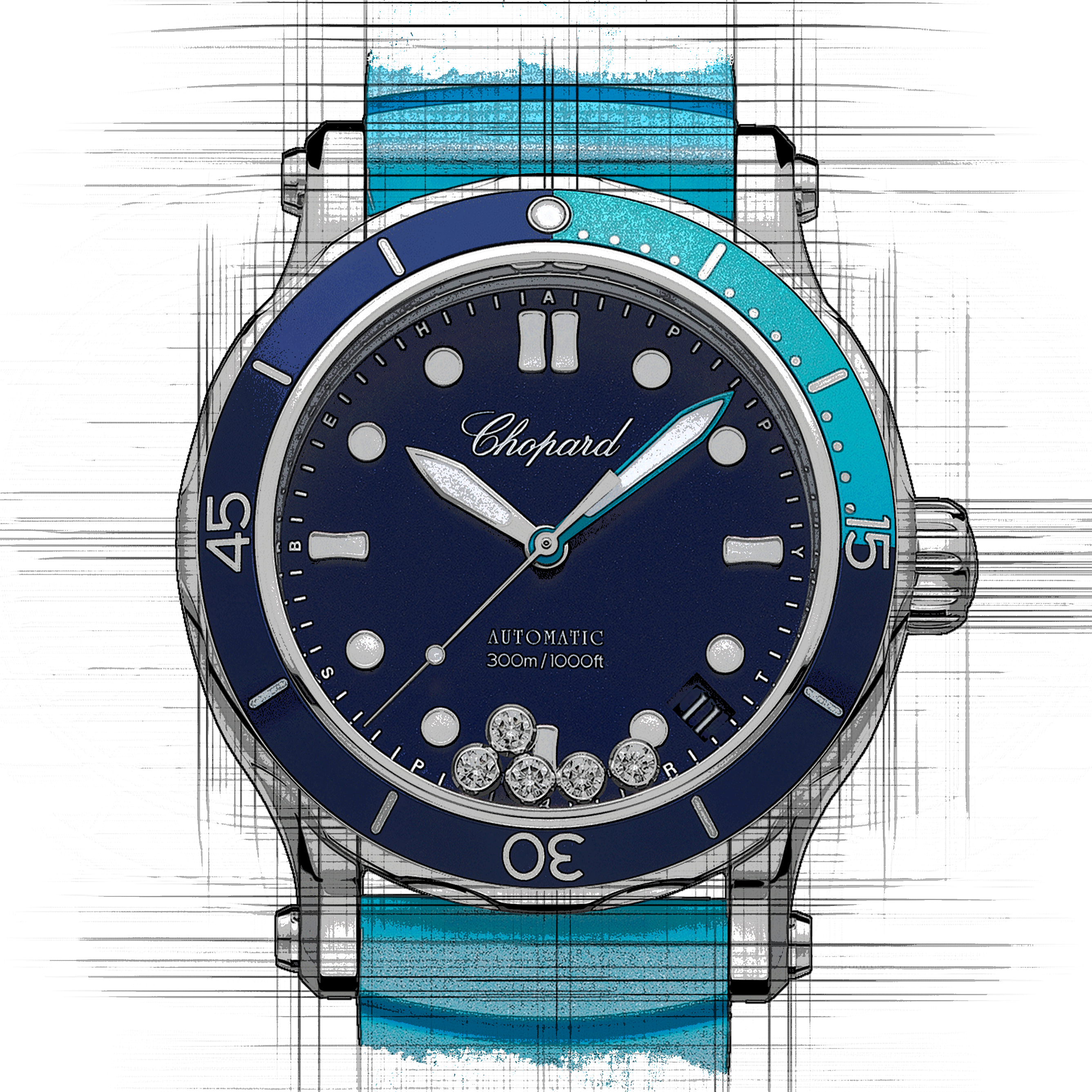 Chopard Happy Diamonds 278587-3001