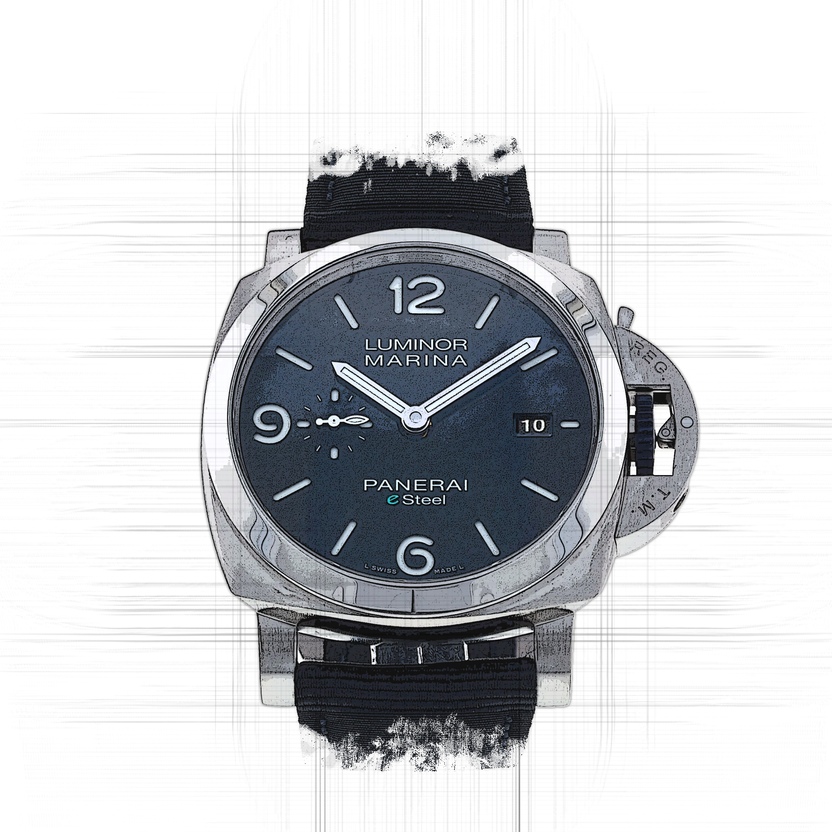 Panerai Panerai Luminor Marina Blue Profundo in Blau