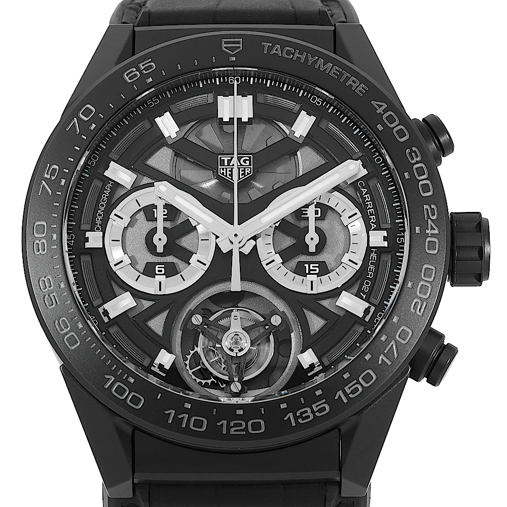 TAG Heuer TAG Heuer Carrera Calibre Heuer 02T Automatic Chronograph in Schwarz