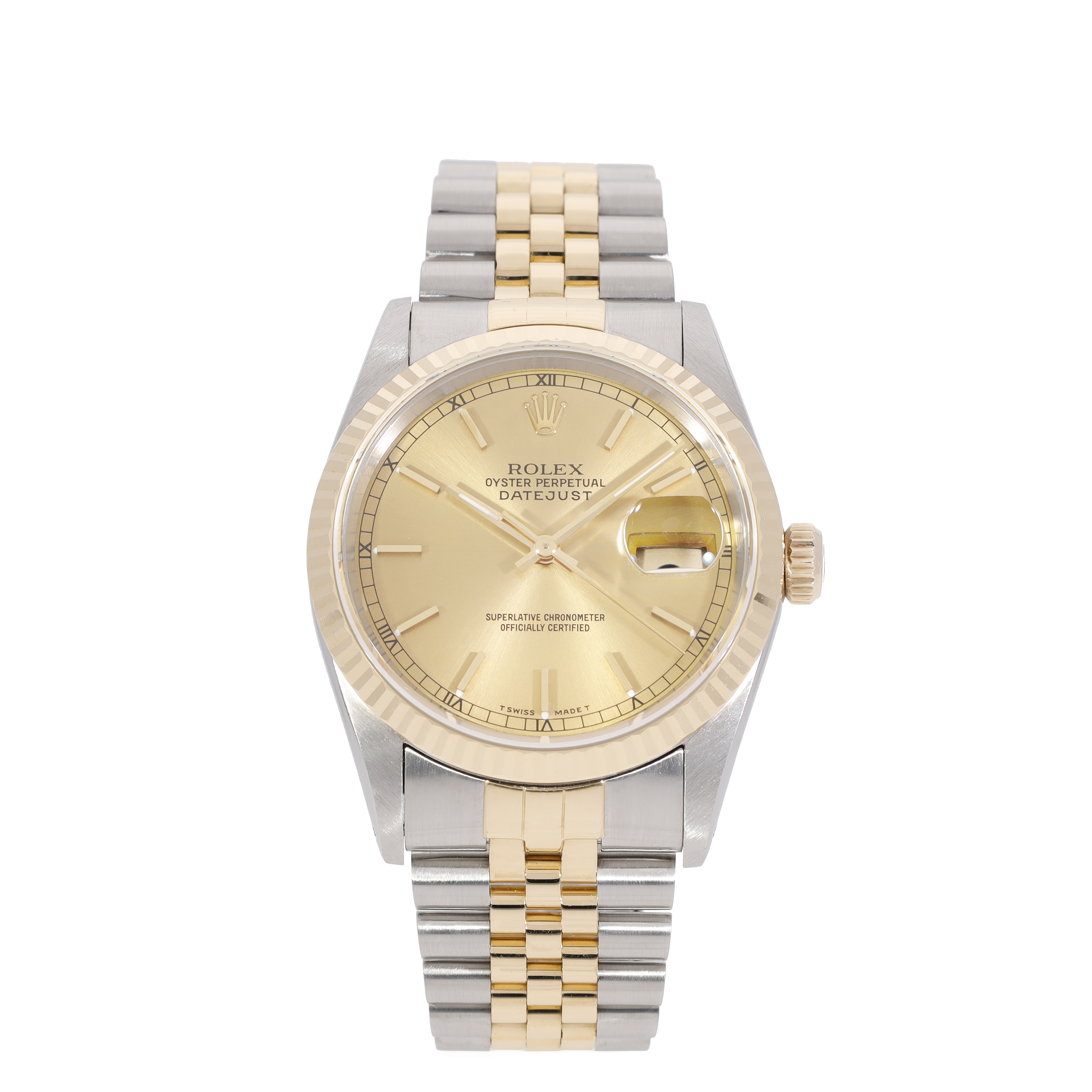 Rolex Datejust 16233 in Stainless Steel Yellow Gold | CHRONEXT