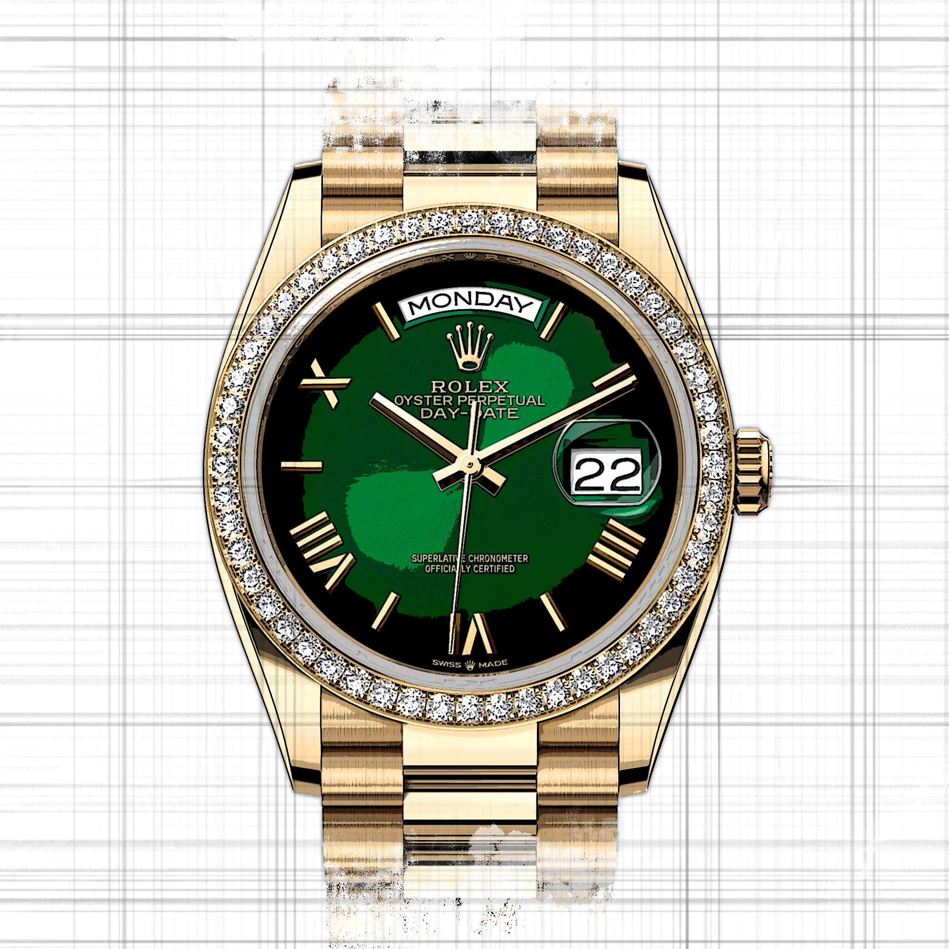 Rolex Day-Date 128348RBR