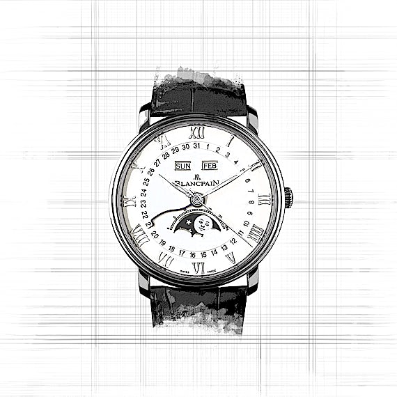 Blancpain Villeret 6654-1127-55B Blancpain Villeret 6654-1127-55B