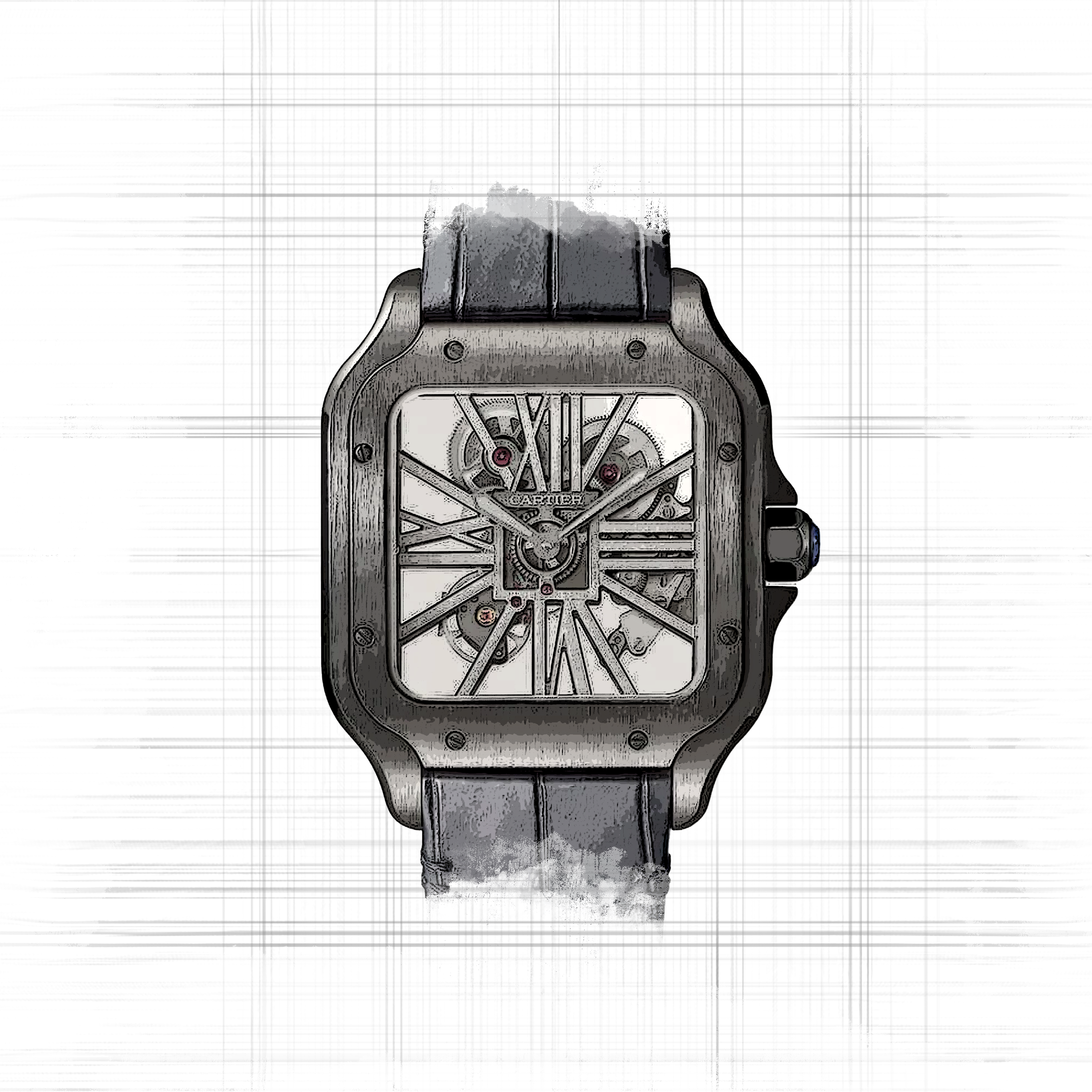 Cartier Santos WHSA0009