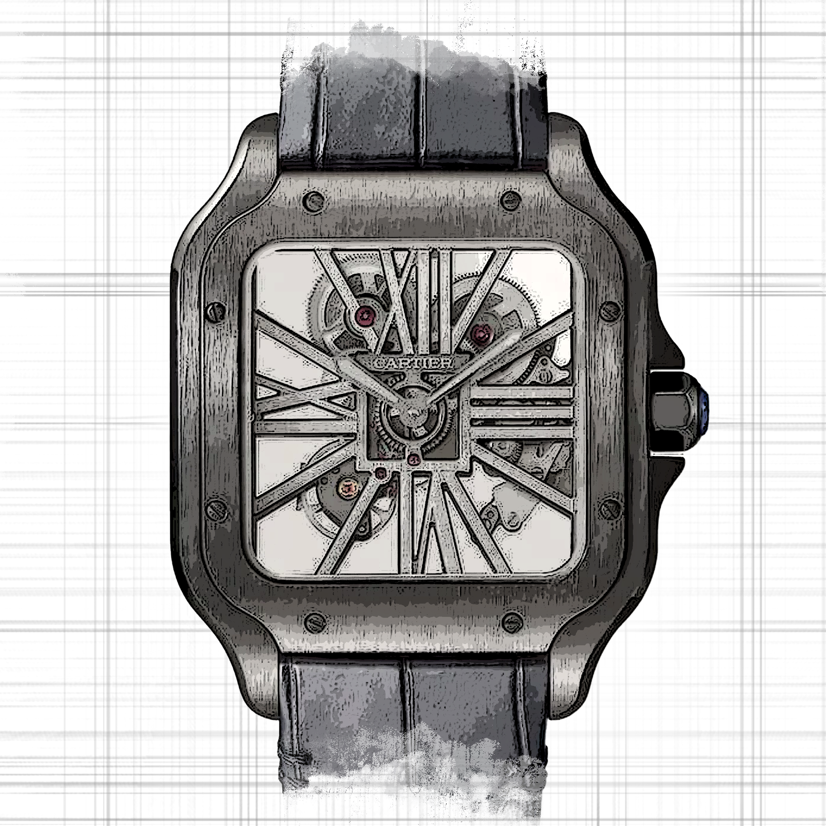 Cartier Santos WHSA0009