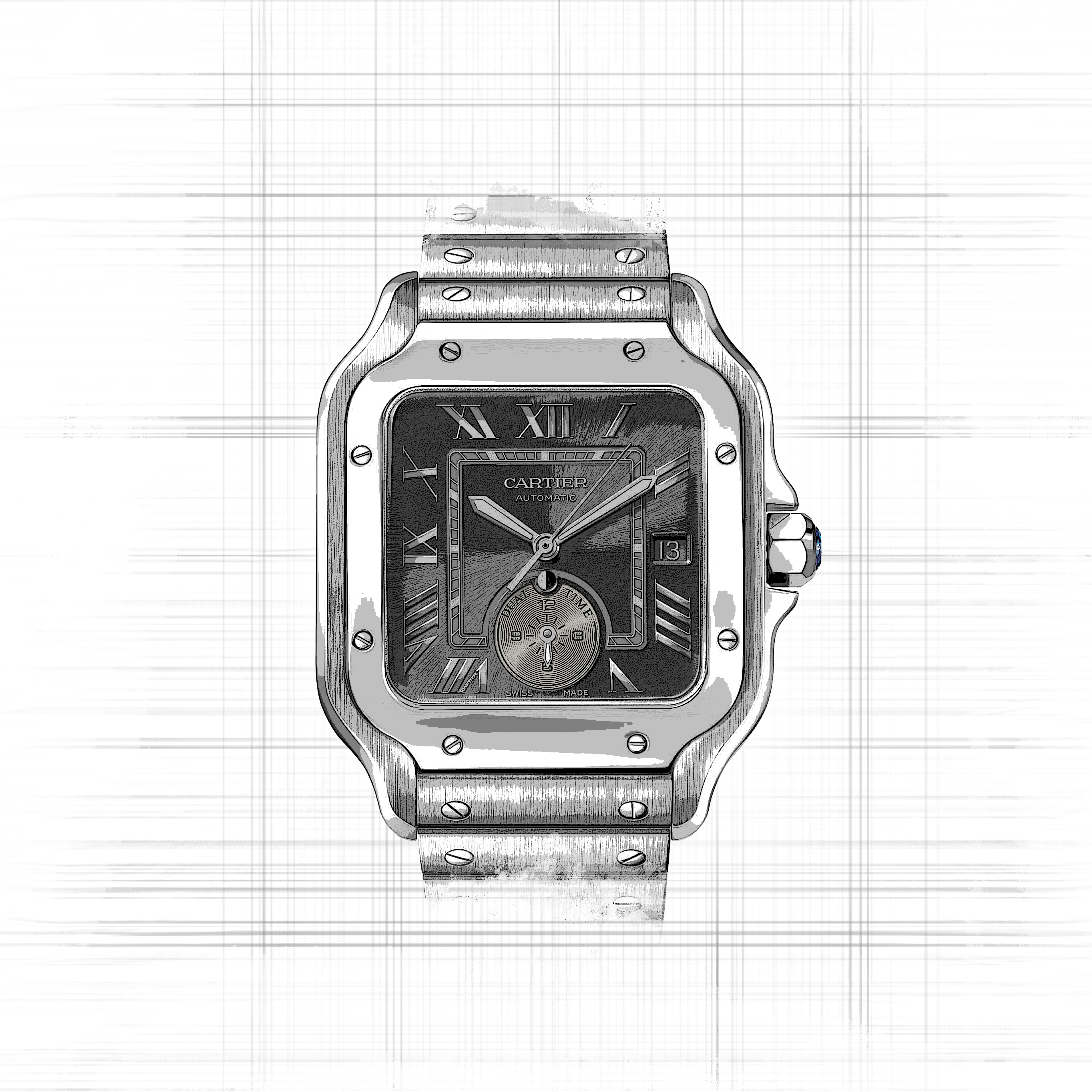 Cartier Santos WSSA0076