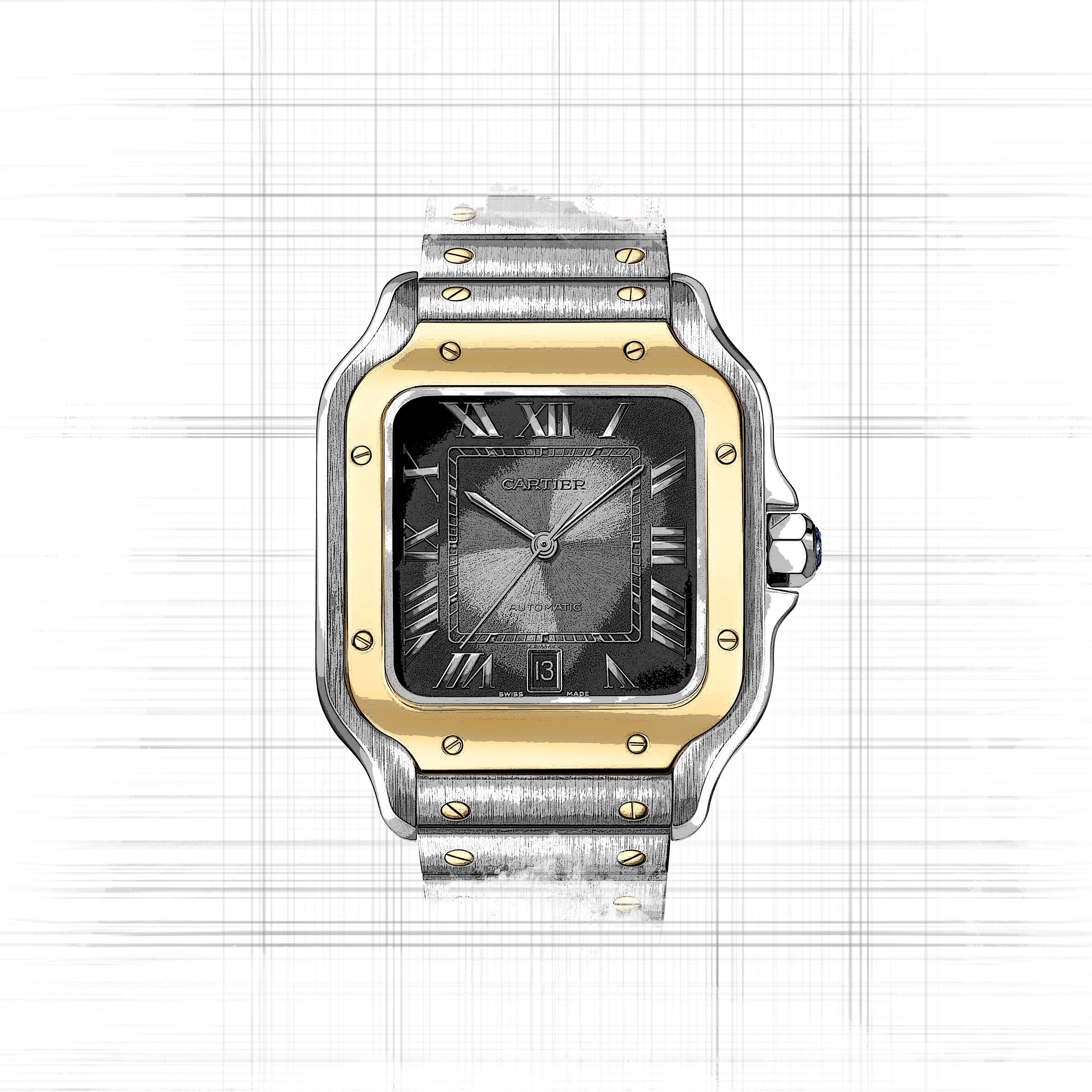 Cartier Santos W2SA0030