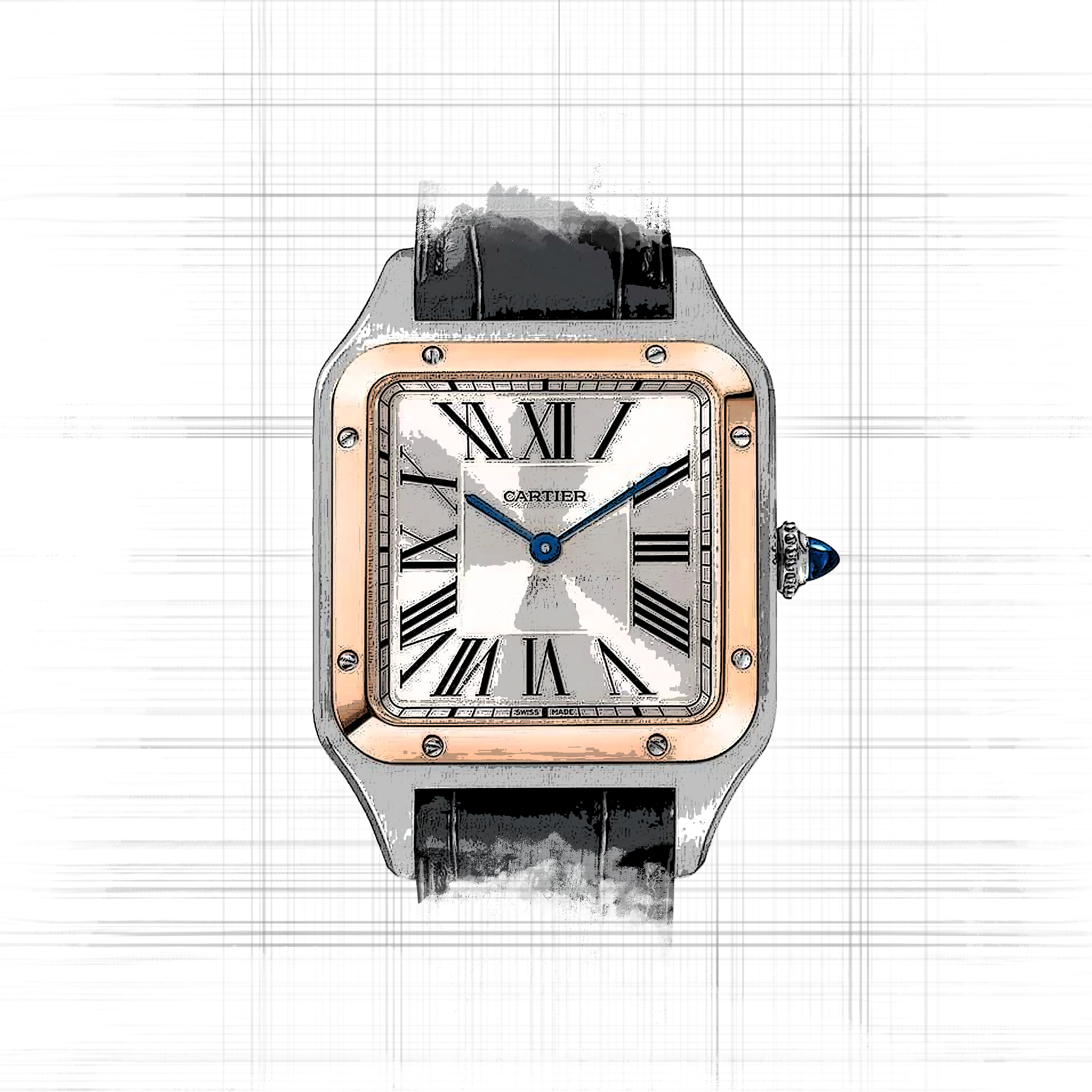 Cartier Santos W2SA0037