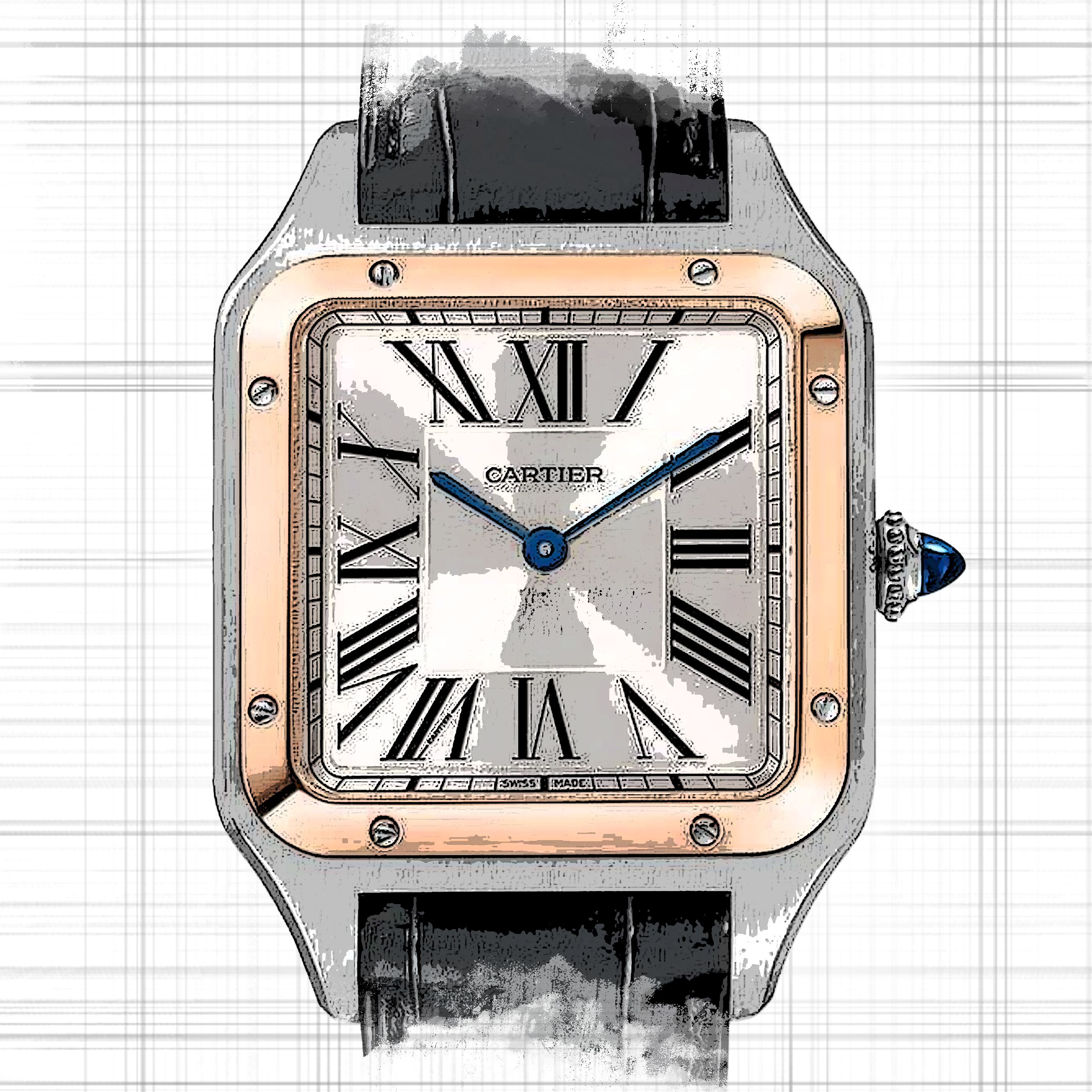 Cartier Santos W2SA0037