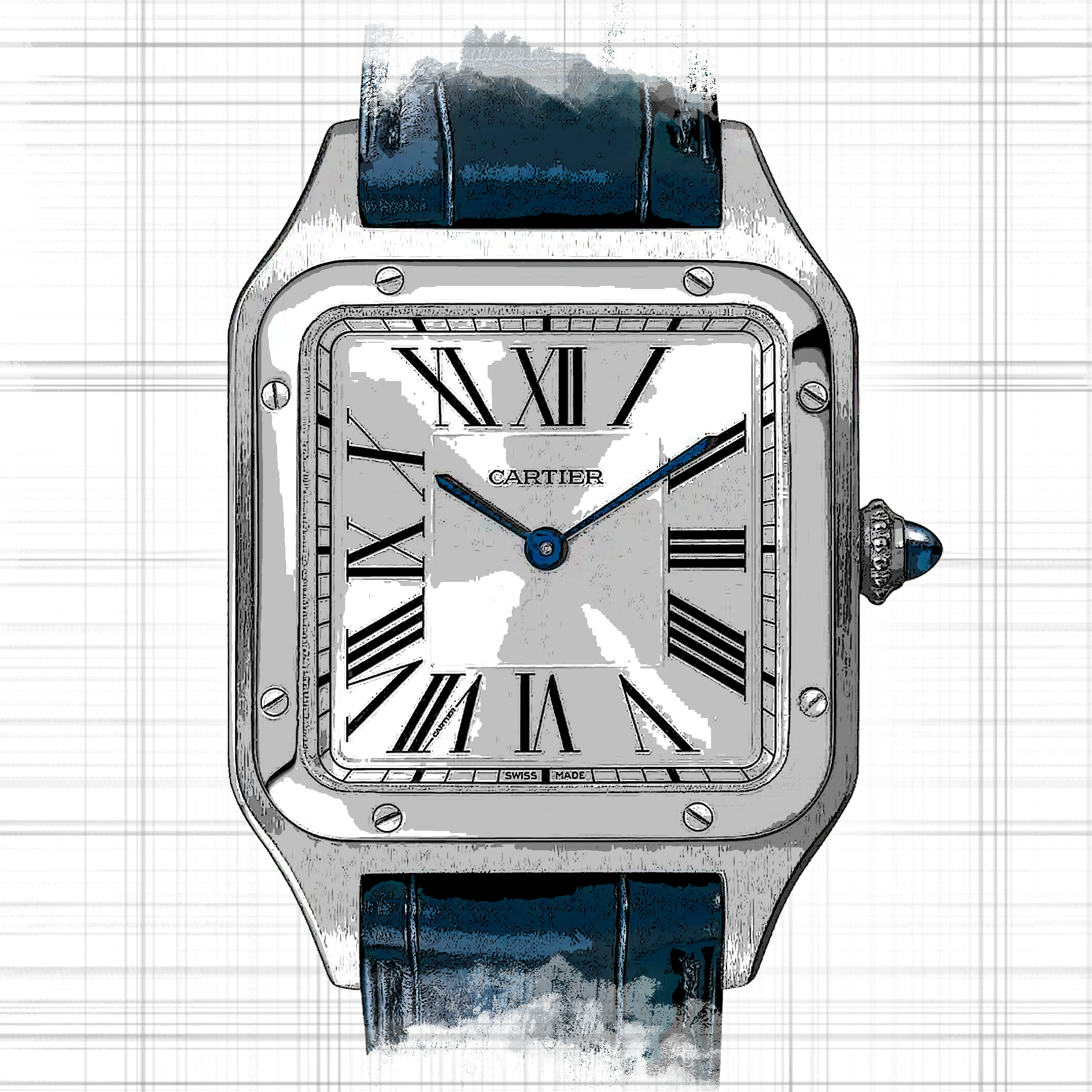 Cartier Santos WSSA0085