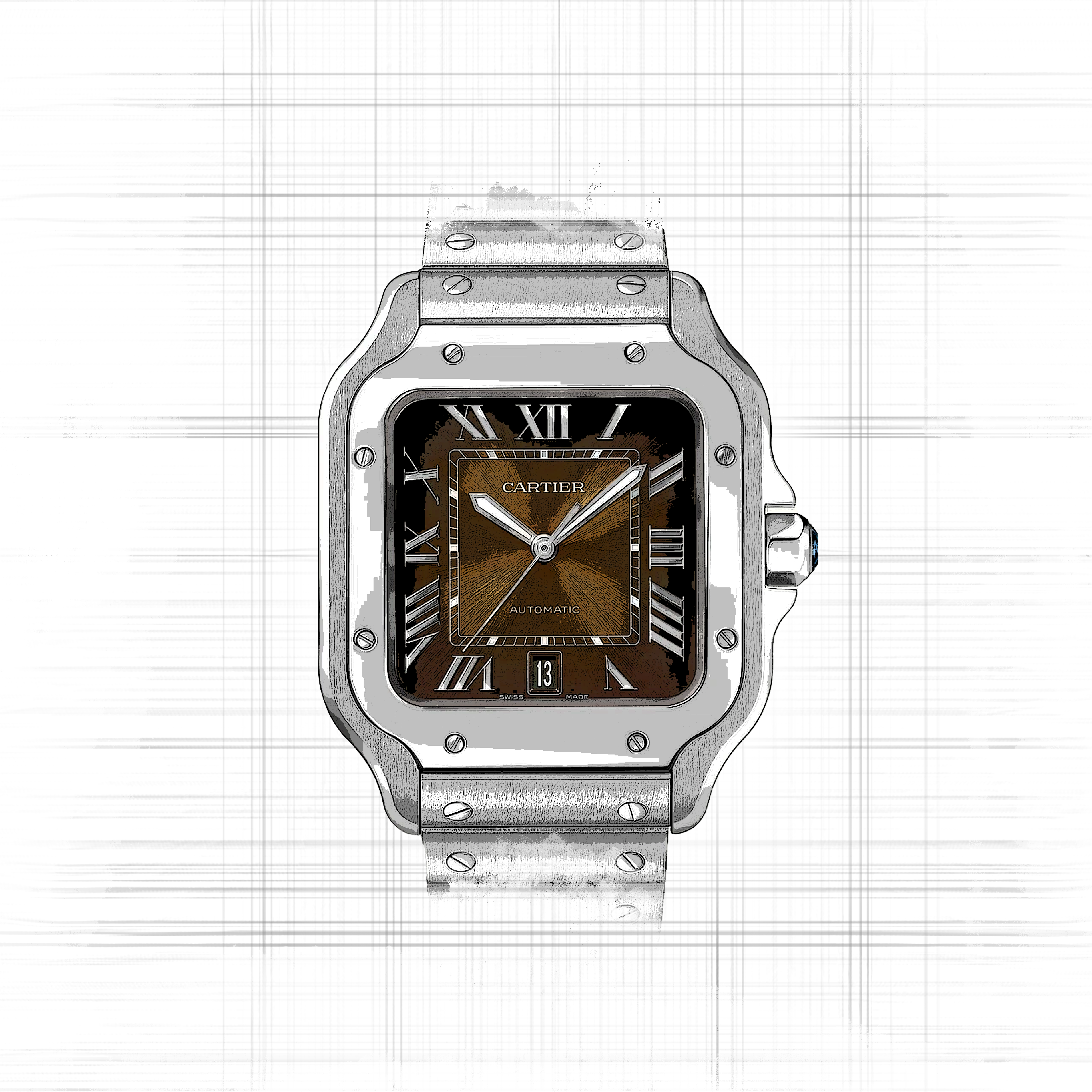 Cartier Santos WSSA0065