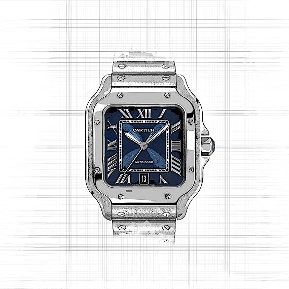 Cartier Santos WSSA0071 Cartier Santos WSSA0071