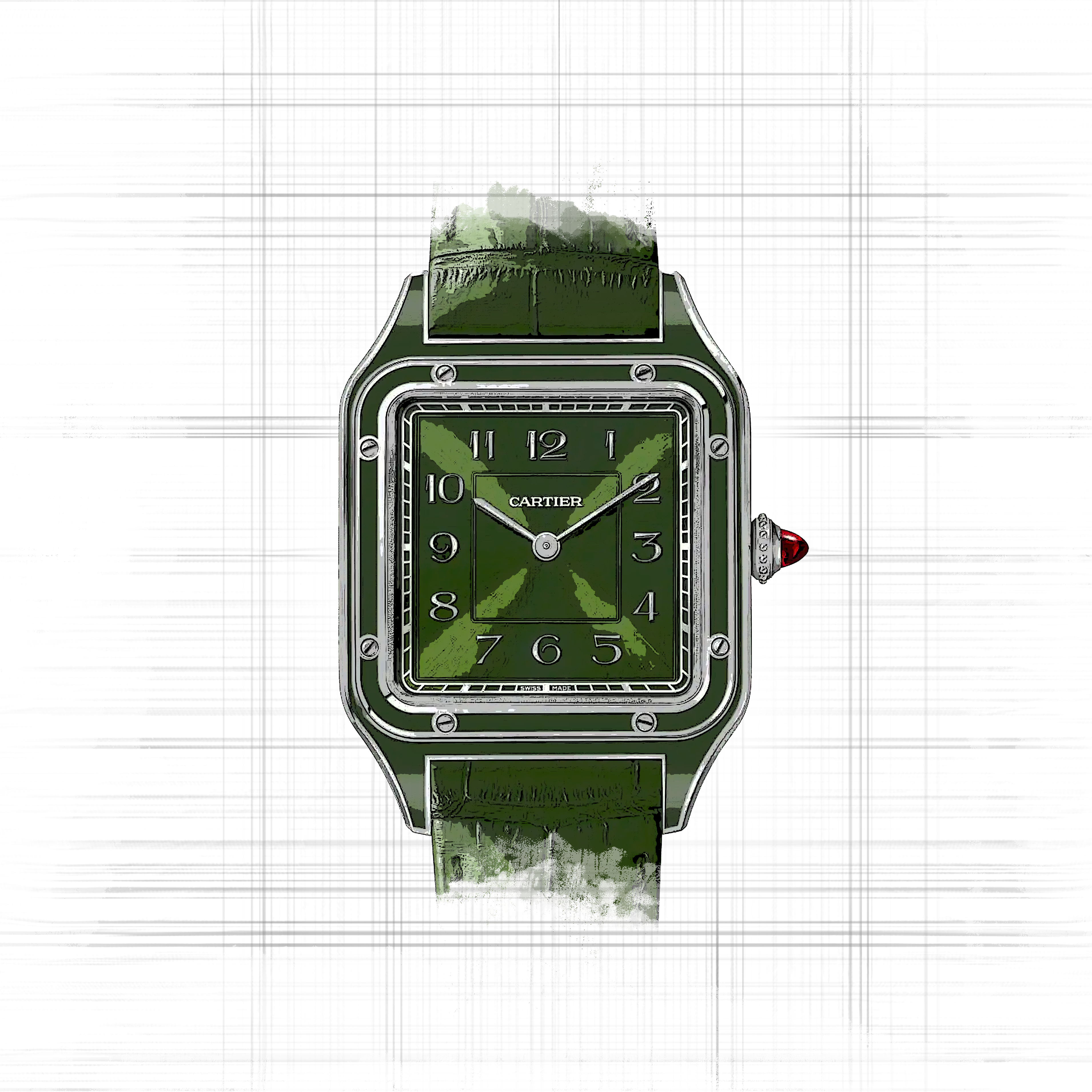 Cartier Santos WGSA0096