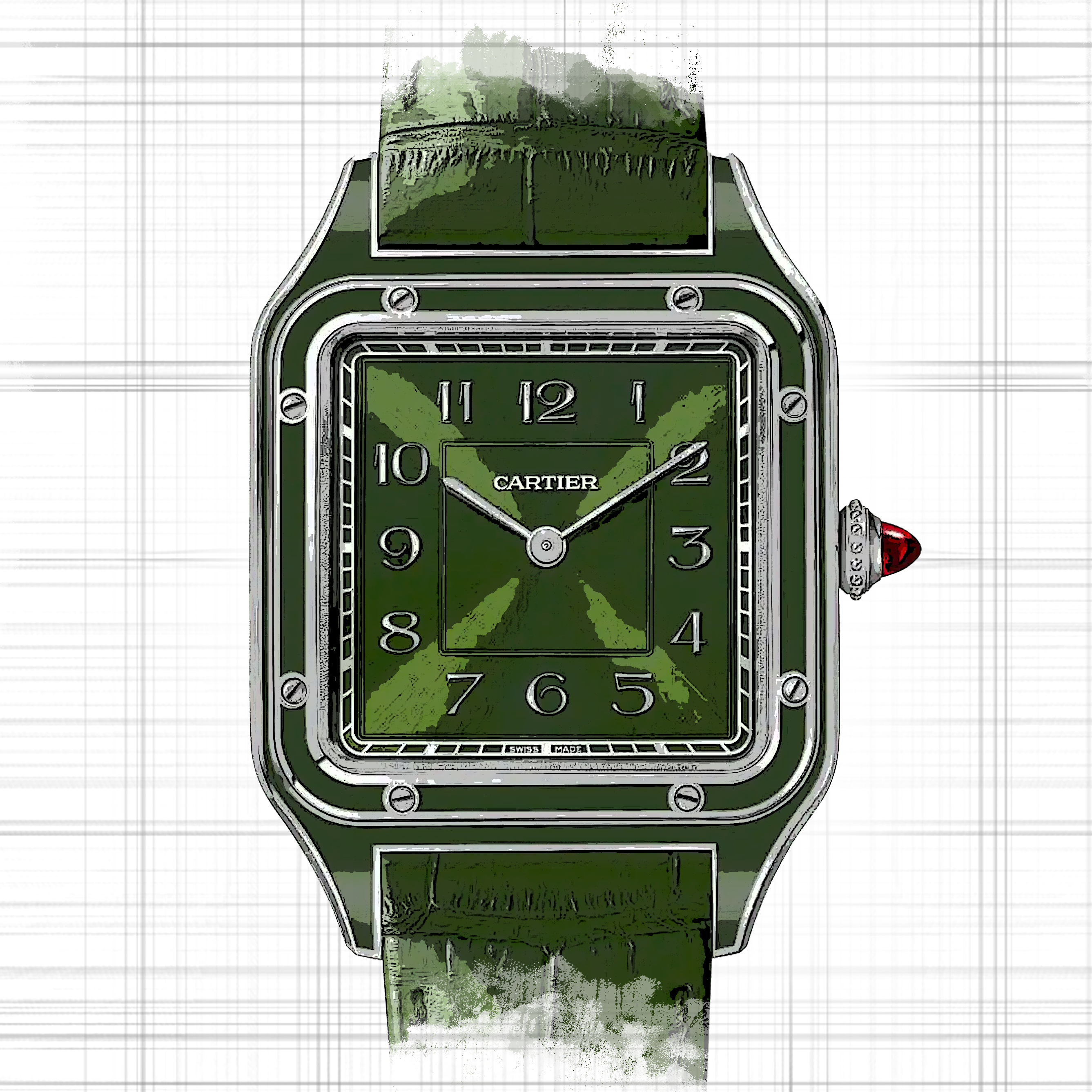 Cartier Santos WGSA0096