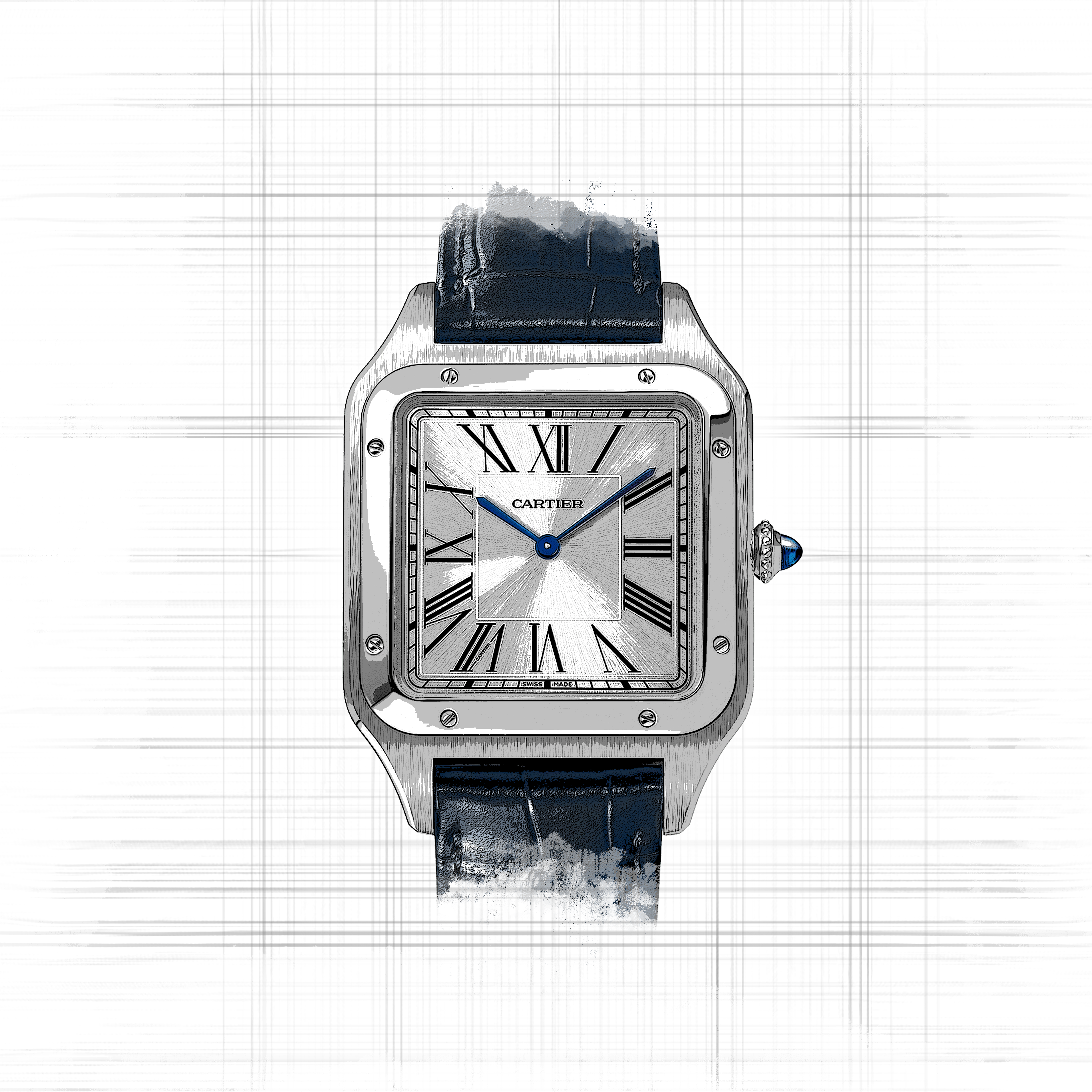 Cartier Santos WSSA0032