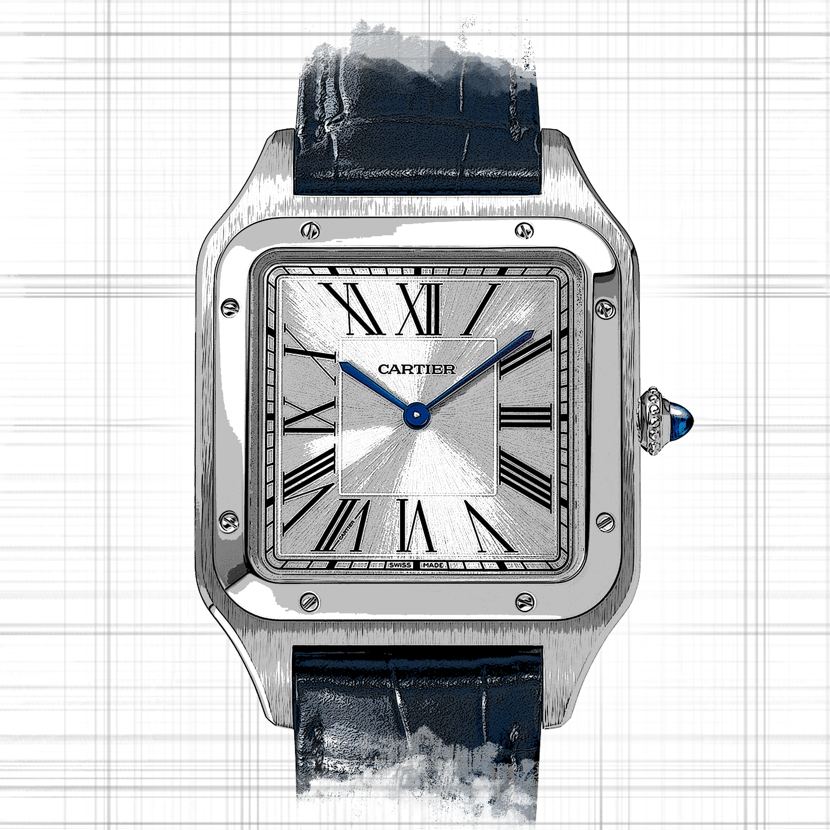 Cartier Santos WSSA0032