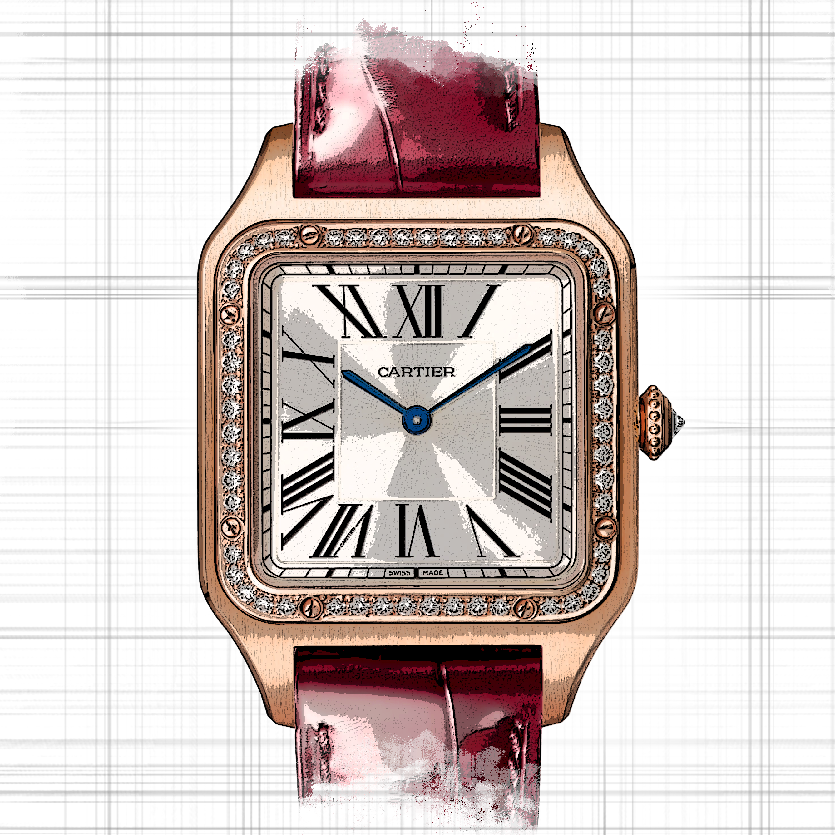 Cartier Santos WJSA0016
