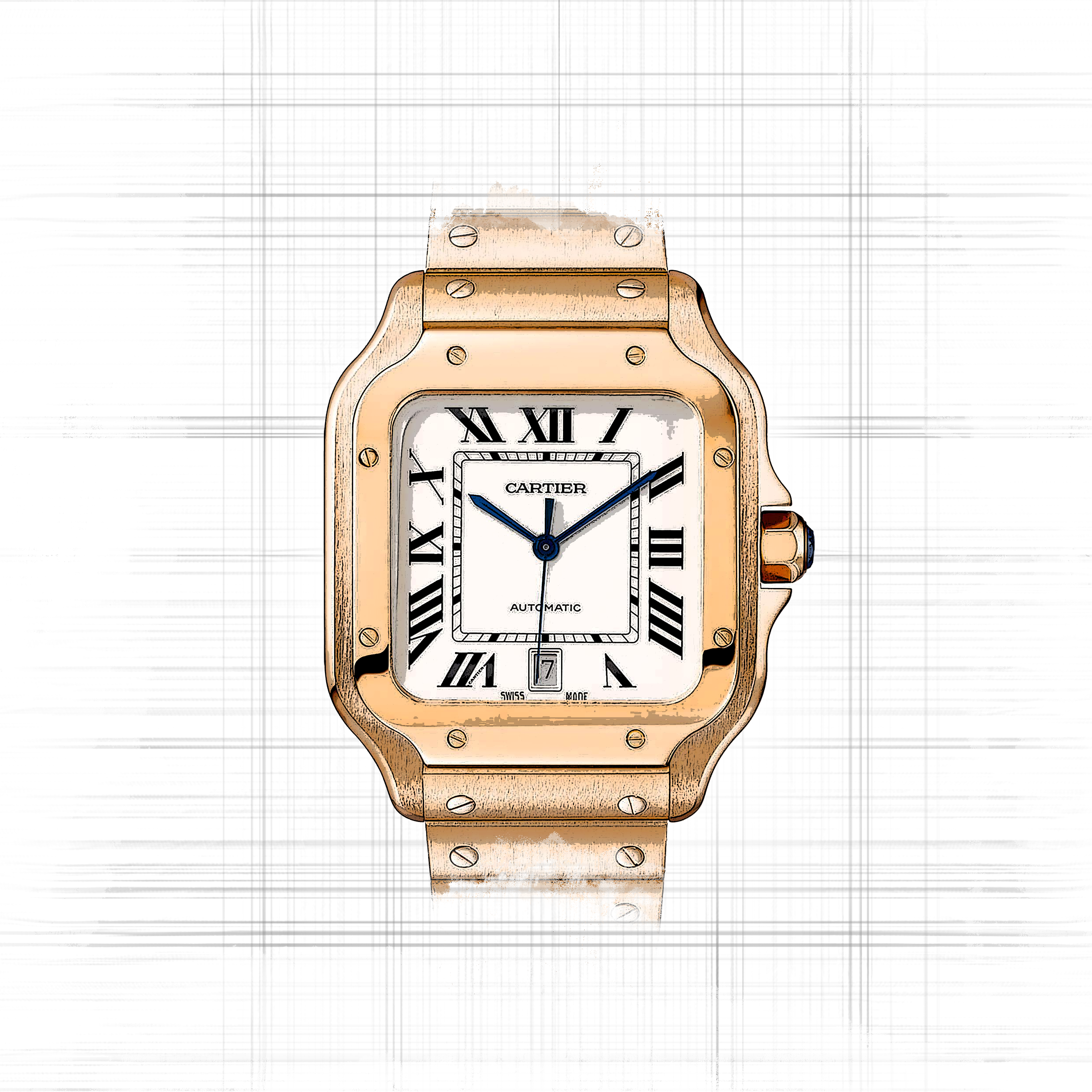 Cartier Santos WGSA0018