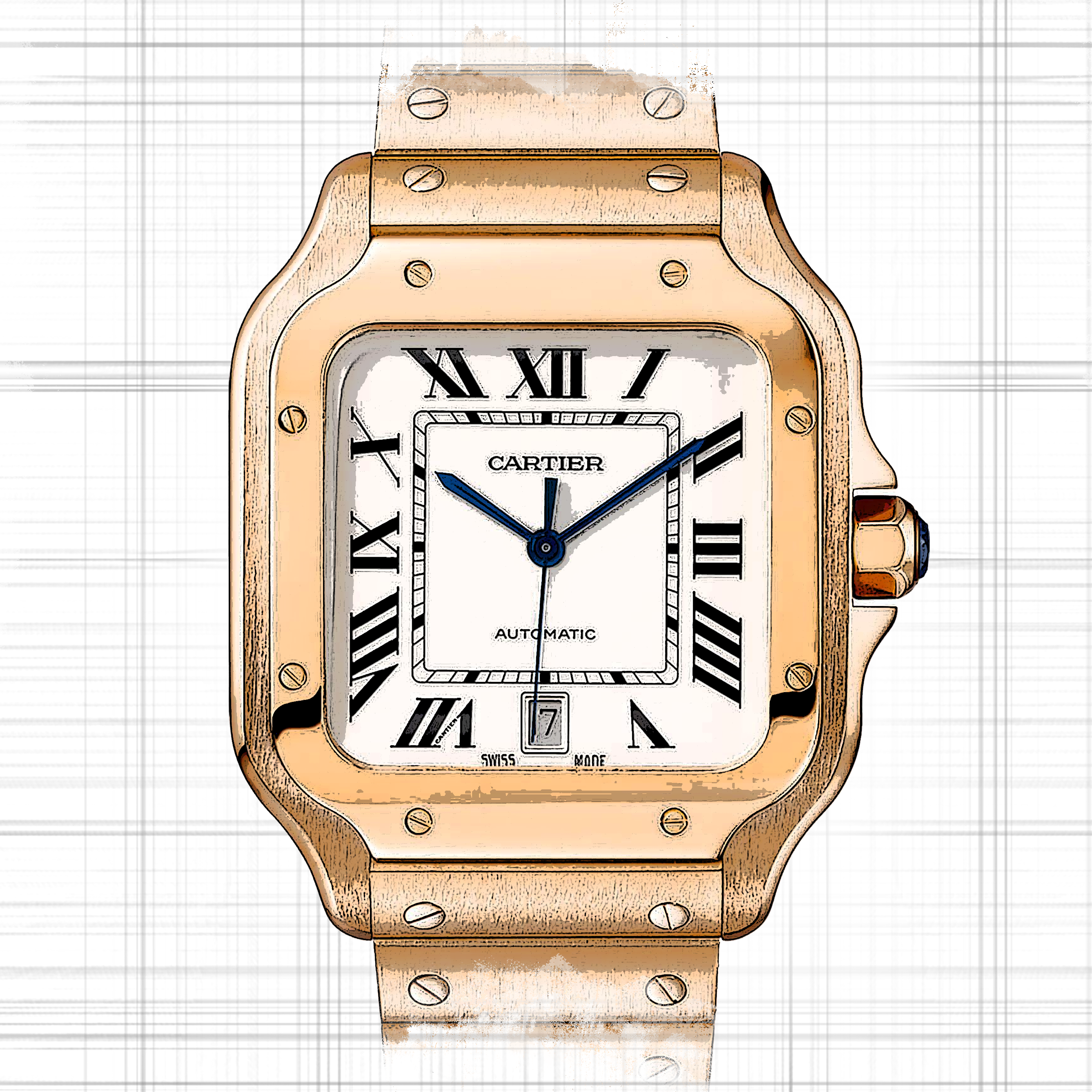 Cartier Santos WGSA0018