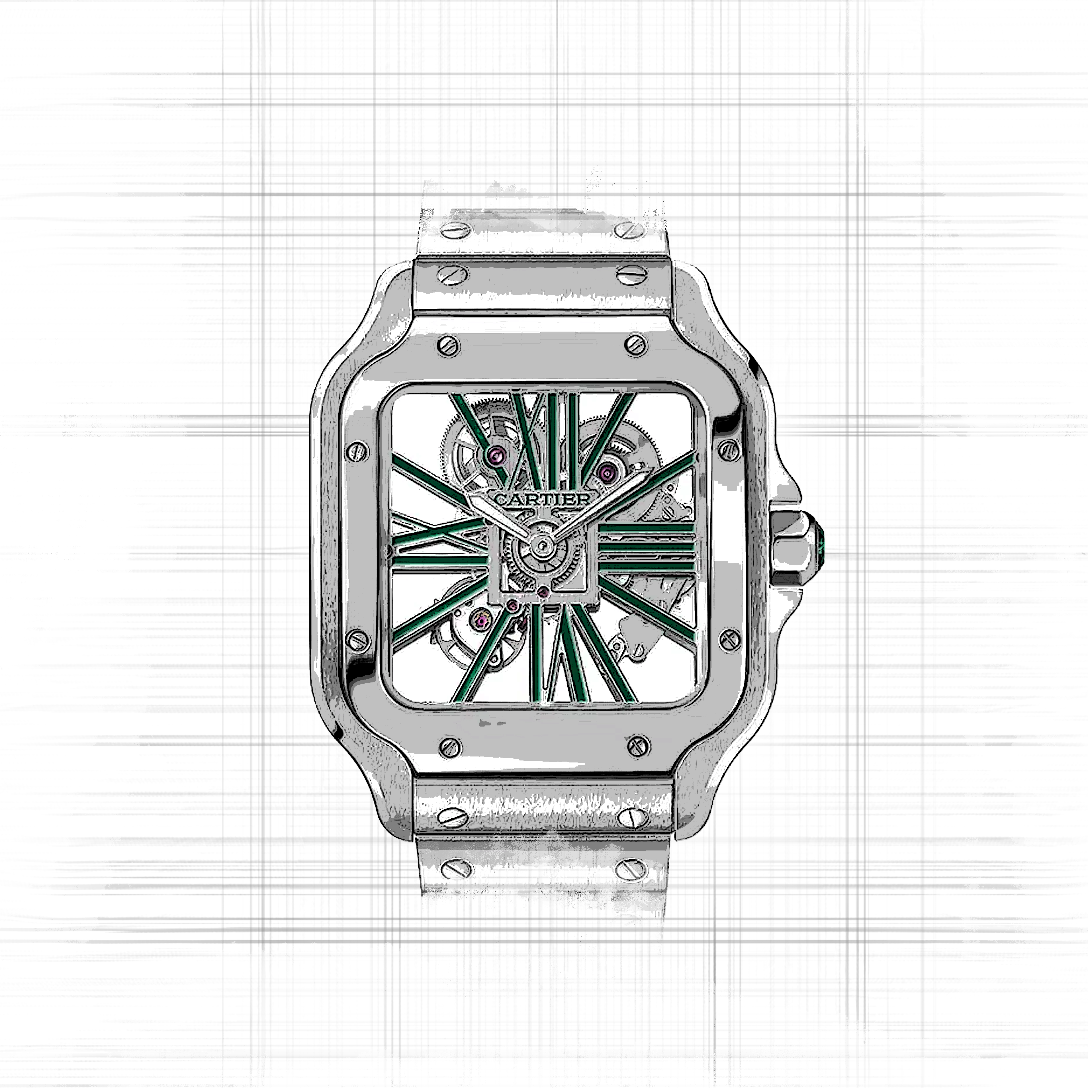Cartier Santos WHSA0028