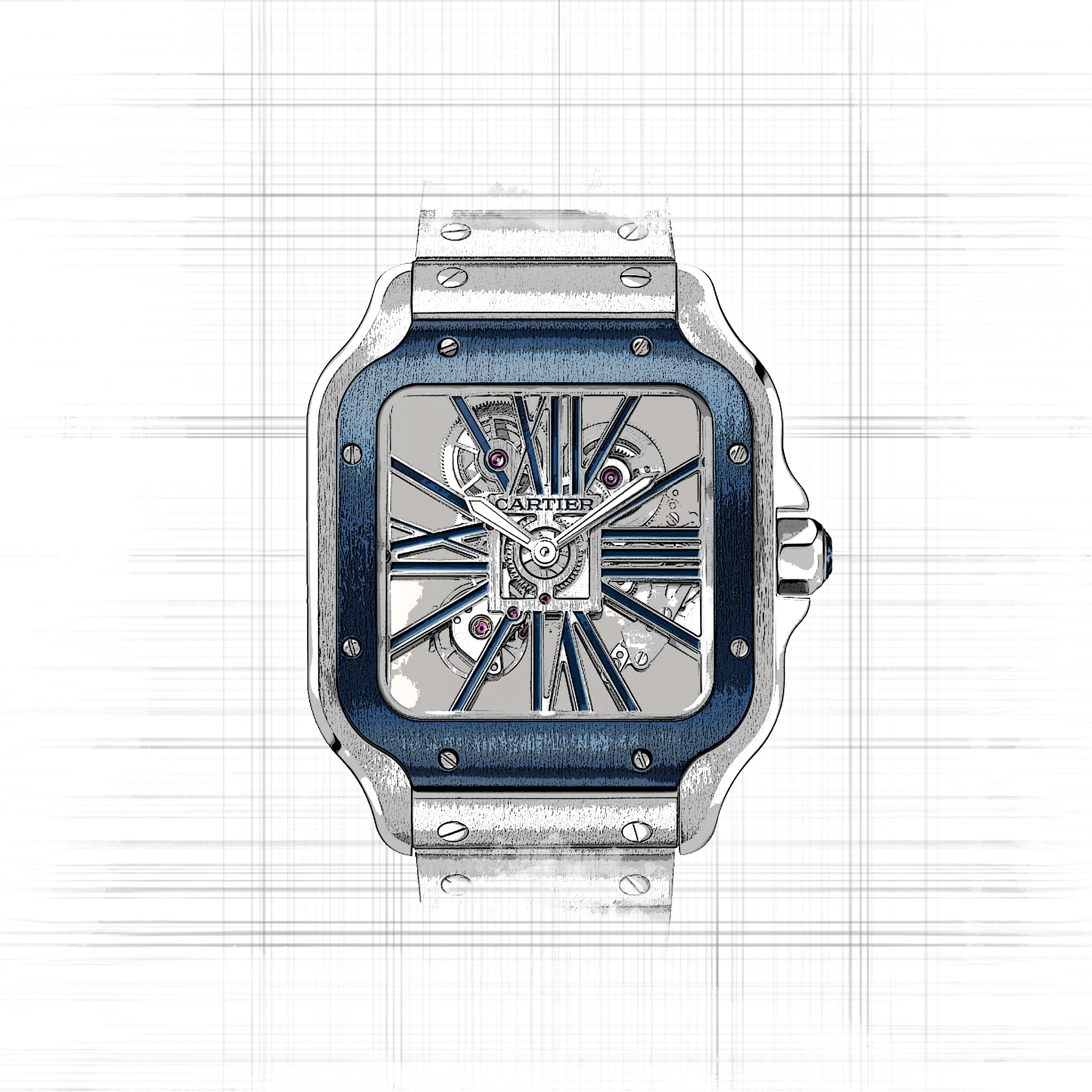 Cartier Santos WHSA0026