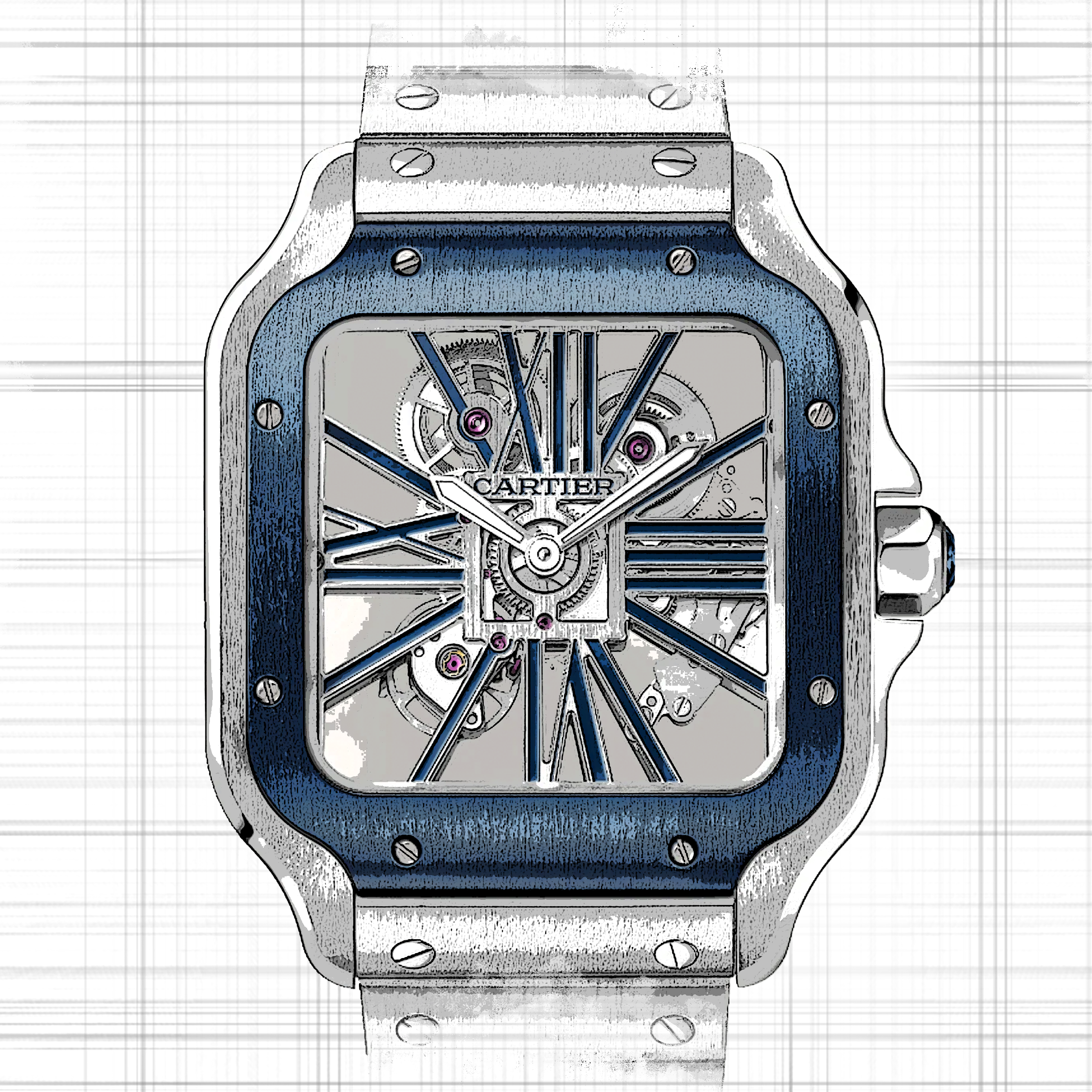 Cartier Santos WHSA0026