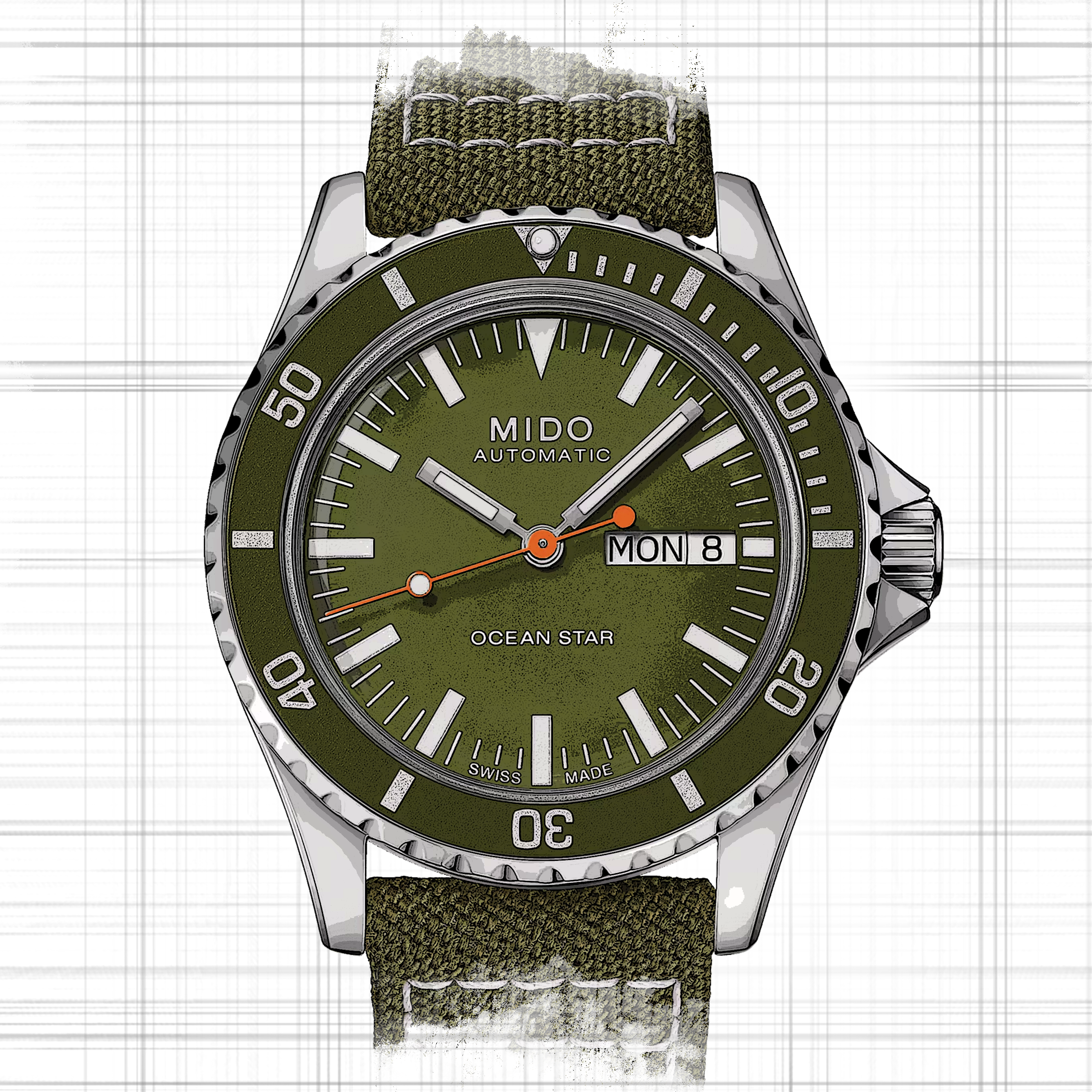 Mido Ocean Star M026.830.18.091.00
