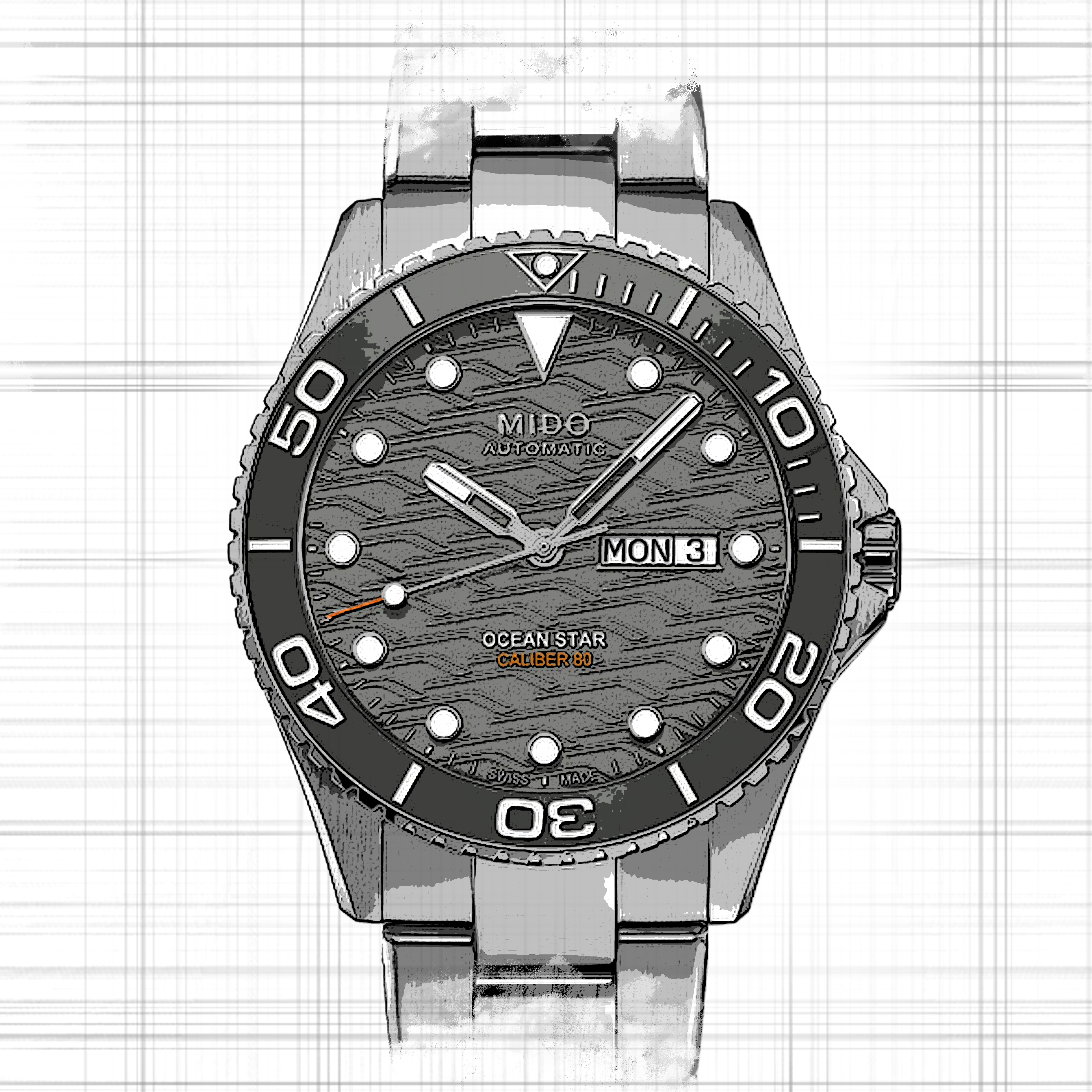 Mido Ocean Star M042.430.11.081.00